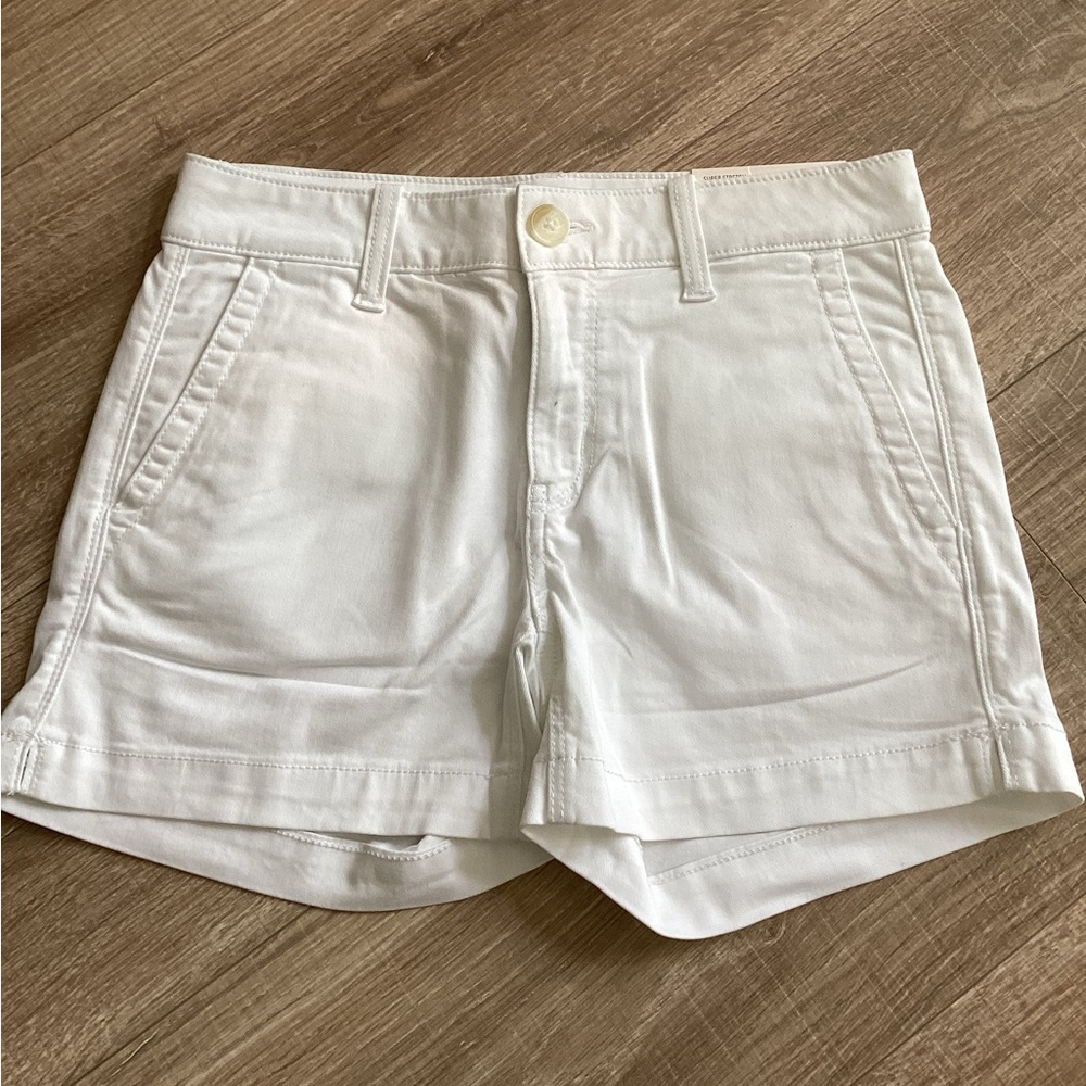 White Midi American Eagle Shorts